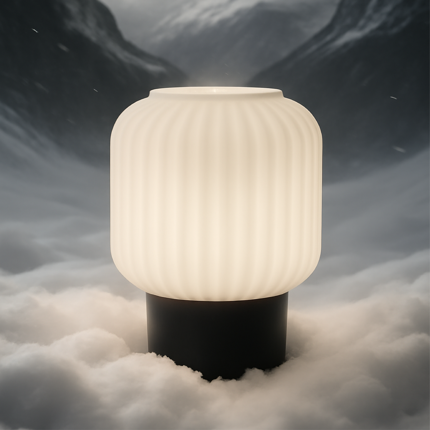 Frosted Halo Lamp by The Lumax